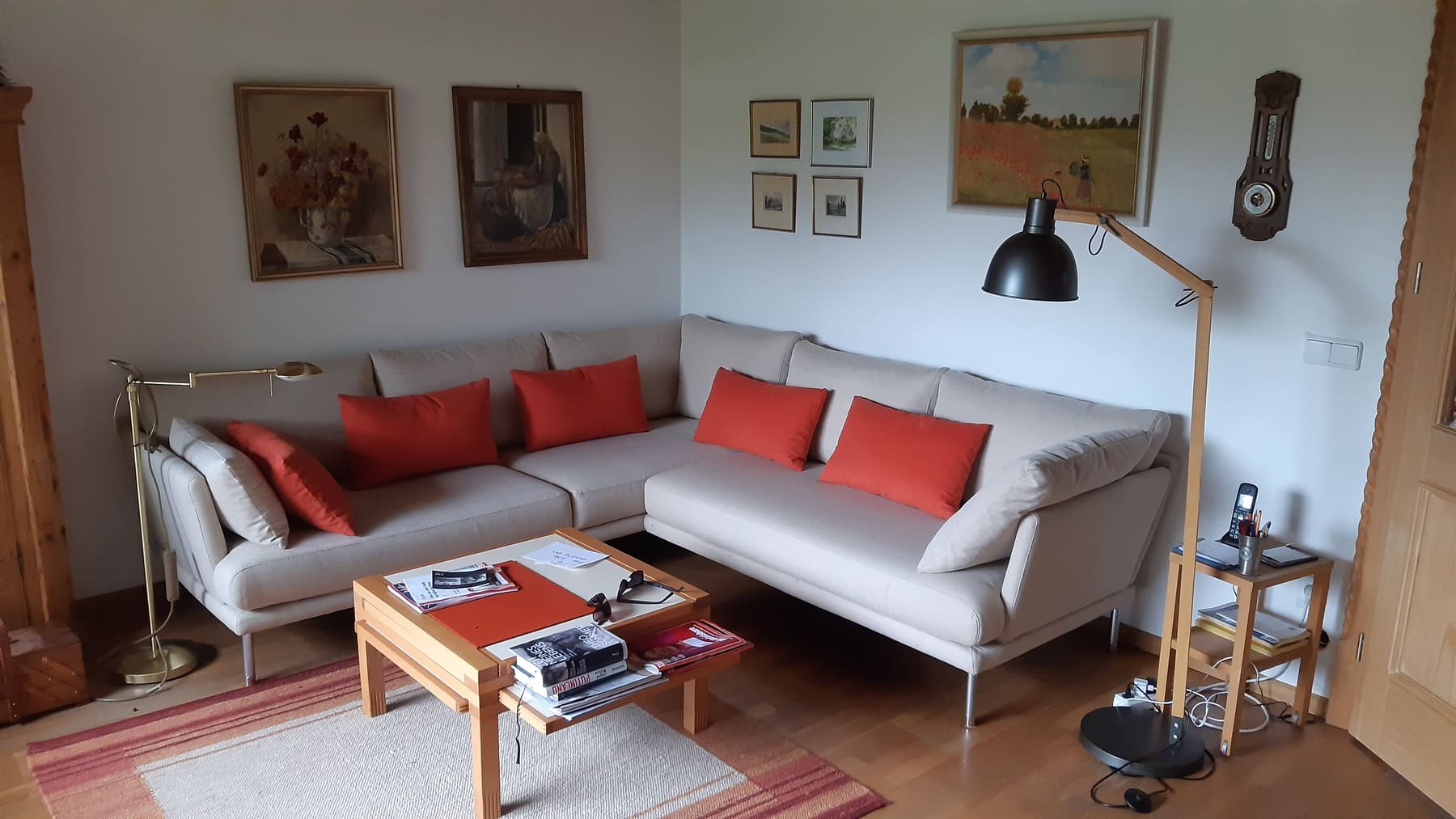 Ecksofa neu bezogen